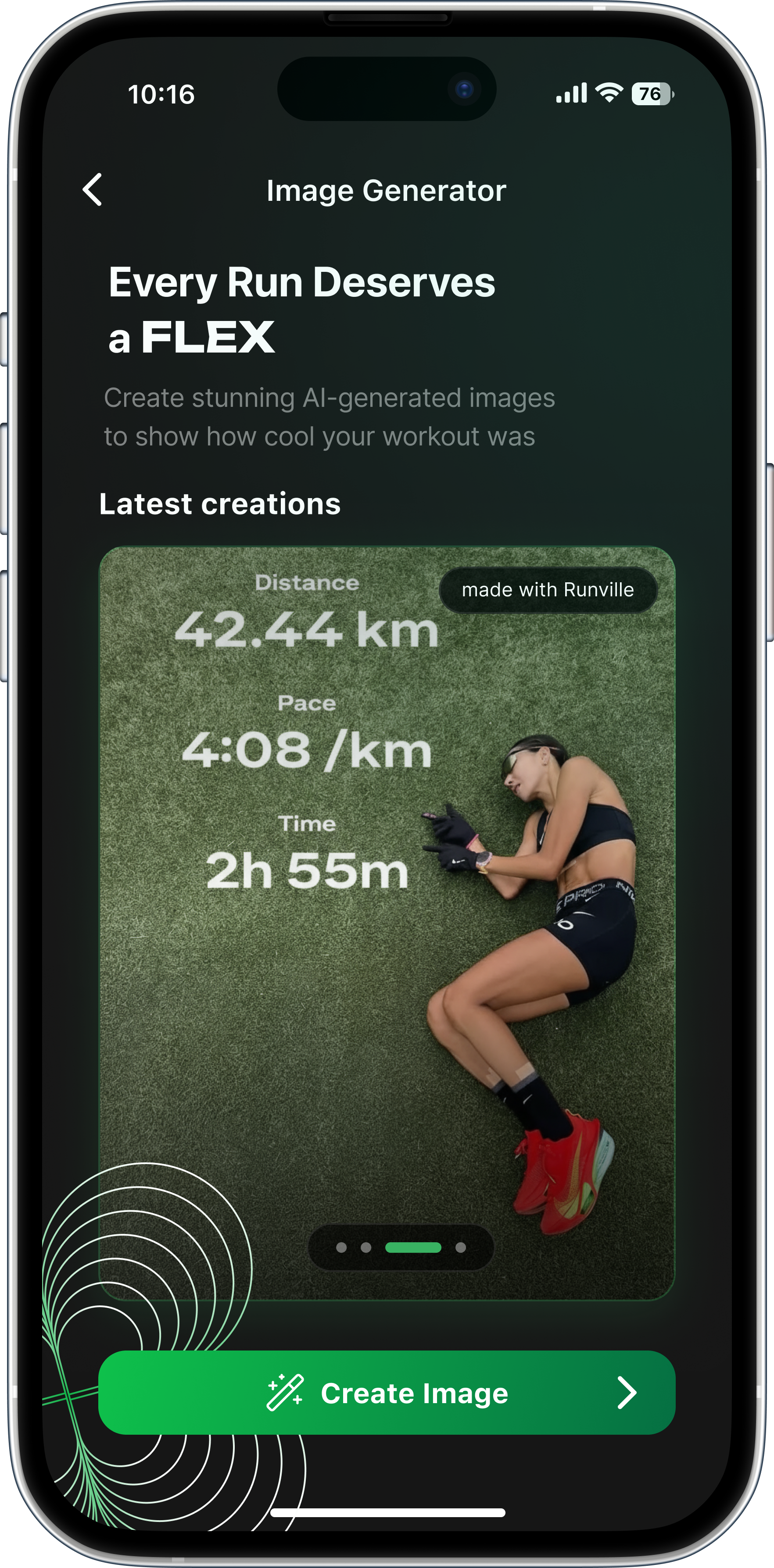 Runville image generator screen 1